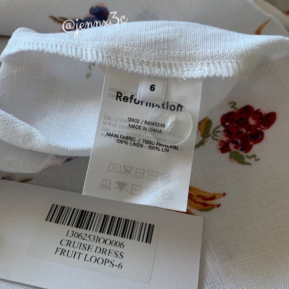 ❌[SOLD]❌Reformation Cruise Dress || Fruit Loops - Picture 12 of 15